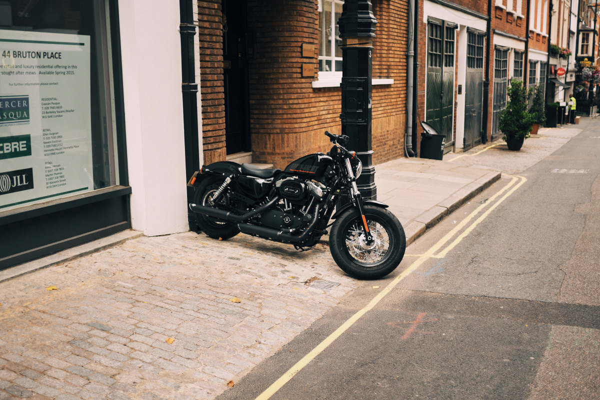 Check out my brand new Harley!